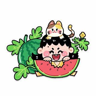 娱乐吃瓜卡通,趣味吃瓜，揭秘明星幕后故事